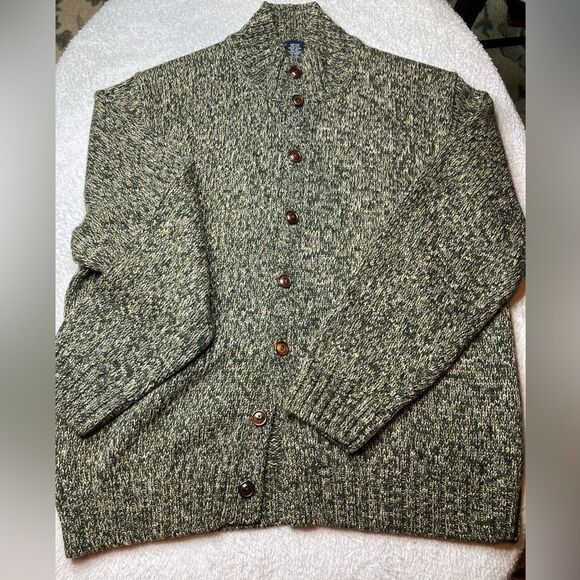 DAMIEL CREMIEUX Unisex 100% Italian Merino Wool Button Down Cardigan - Picture 1 of 9